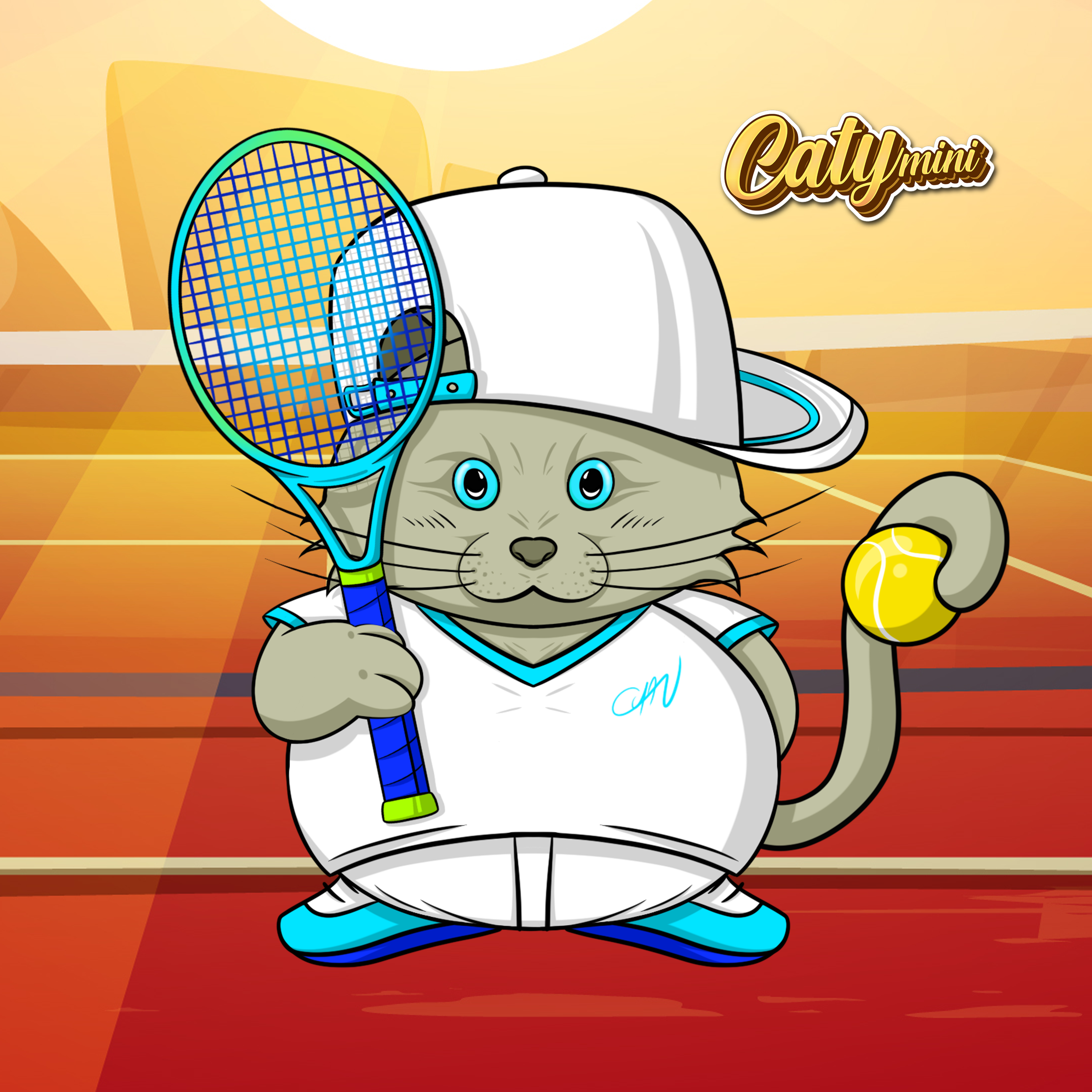 Catymini Tennis Cat